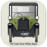 Austin Seven RB Box Saloon 1927 Coaster 1